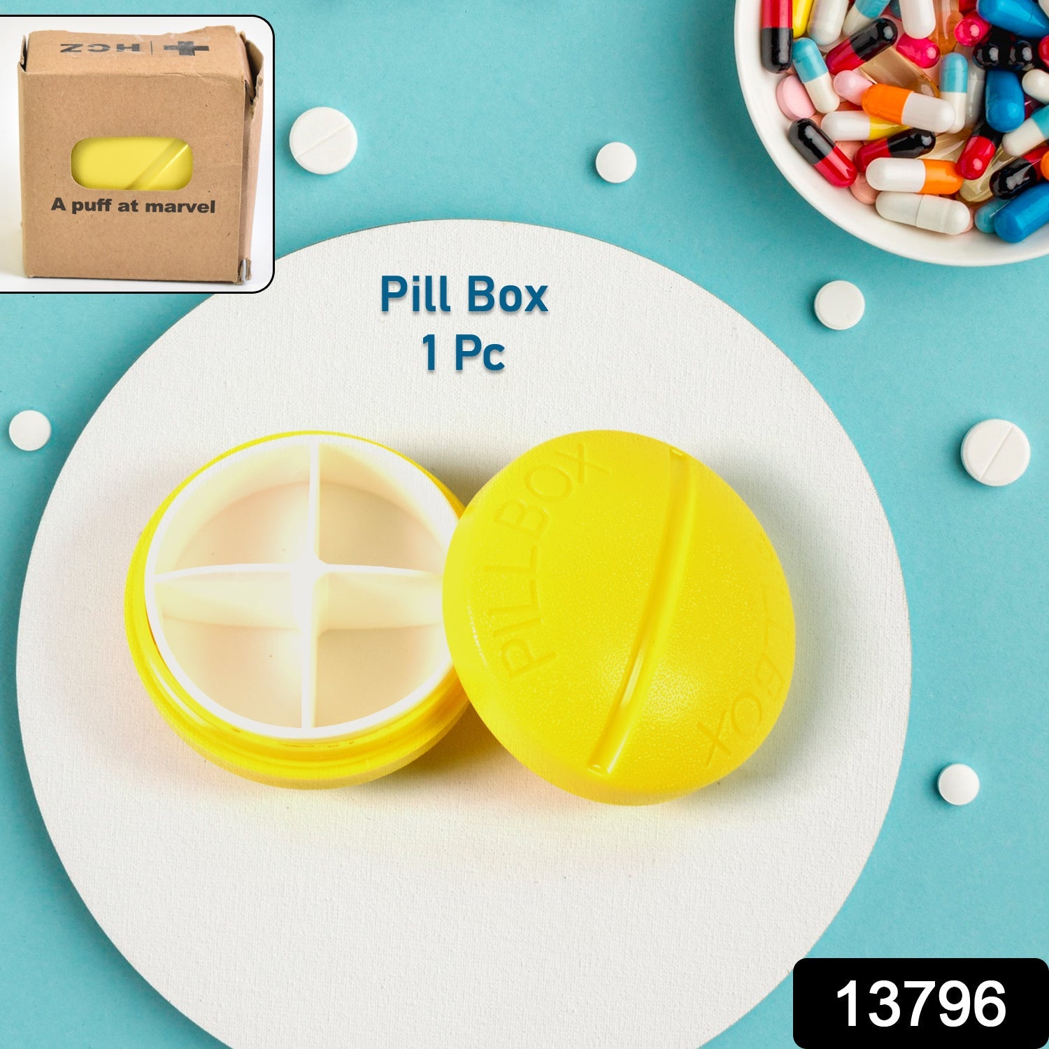 PillMinder 4-Compartment Pill Box PillMinder 4-Compartment Pill Box